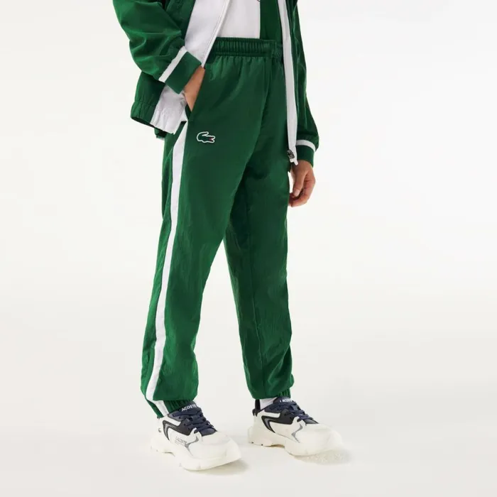 Pants and Shorts Kids Lacoste Kids039 Lacoste Sport X Daniil Medvedev Sweatsuit Green White Btb