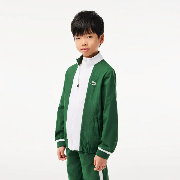 Pants and Shorts Kids Lacoste Kids039 Lacoste Sport X Daniil Medvedev Sweatsuit Green White Btb