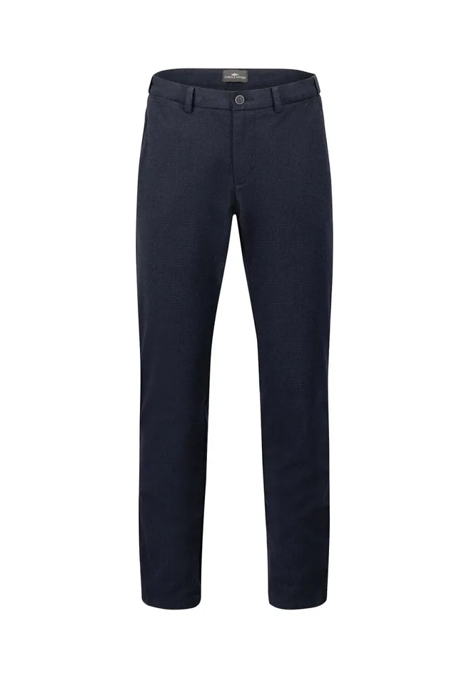 Pants Men FYNCHHATTON Chino With Side Intervention Bags Dark Navyhazel