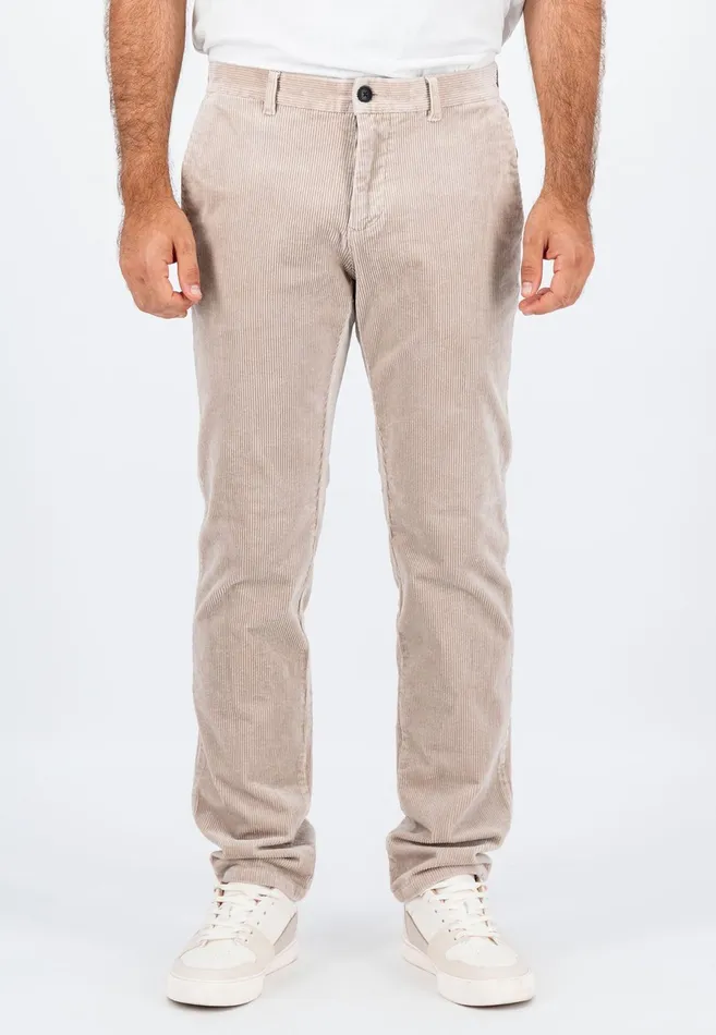 Pants Men FYNCHHATTON Cordhose CasualFit Beigedark Khaki