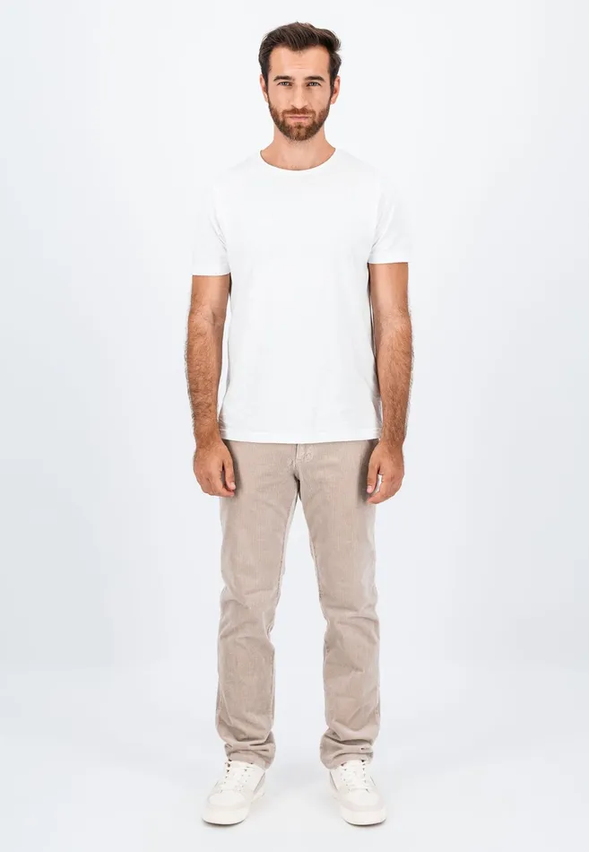 Pants Men FYNCHHATTON Cordhose CasualFit Beigedark Khaki