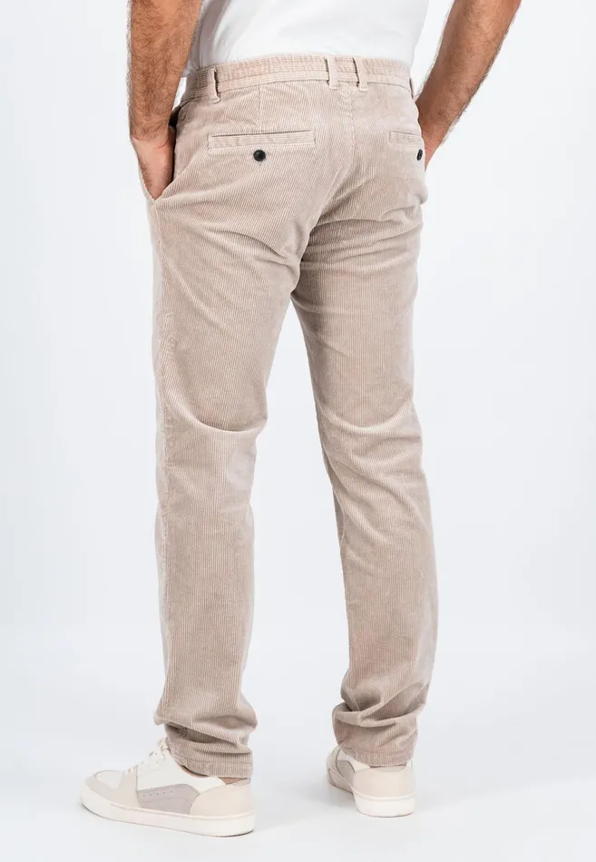 Pants Men FYNCHHATTON Cordhose CasualFit Beigedark Khaki