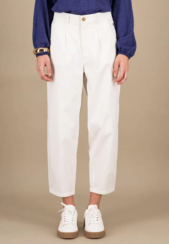Pants Women FYNCHHATTON Pants New 25034120 Milk