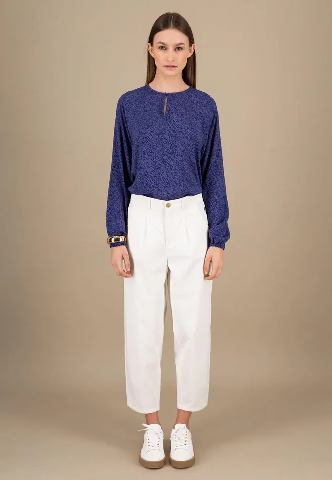 Pants Women FYNCHHATTON Pants New 25034120 Milk