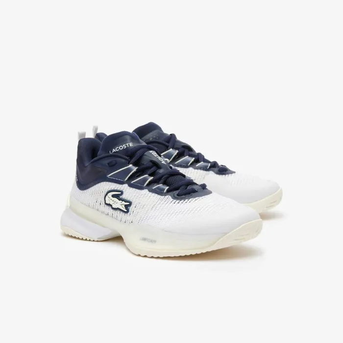 Performance Women Lacoste Women039s AGLT23 Ultra Tennis Shoes White Navy 042