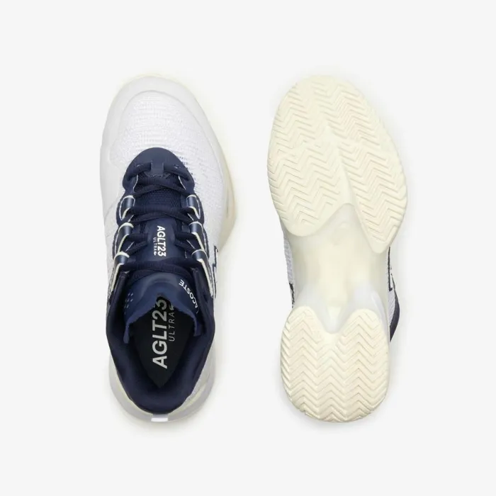 Performance Women Lacoste Women039s AGLT23 Ultra Tennis Shoes White Navy 042