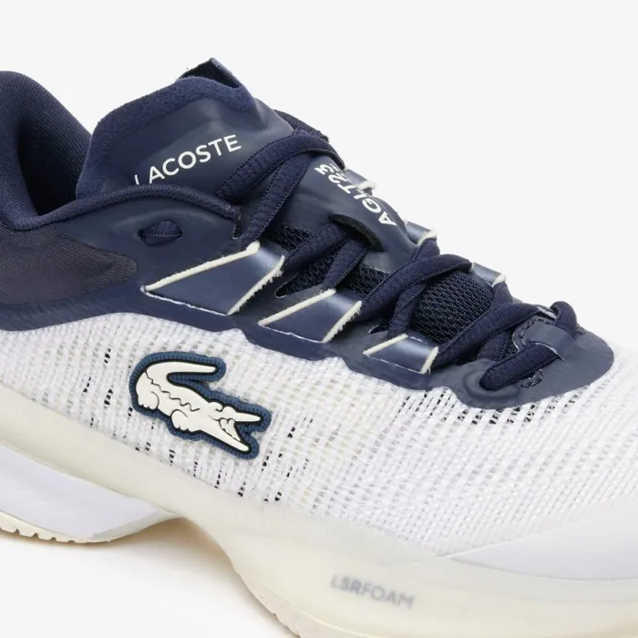Performance Women Lacoste Women039s AGLT23 Ultra Tennis Shoes White Navy 042
