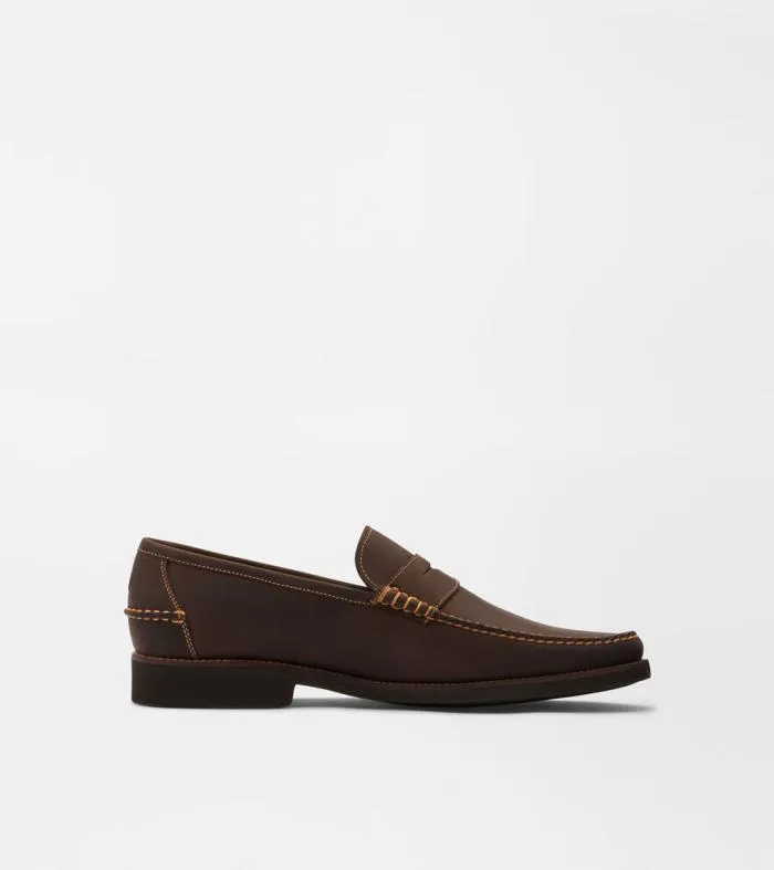 Peter Millar Brazil Footwear Men Handsewn Leather Penny Loafer