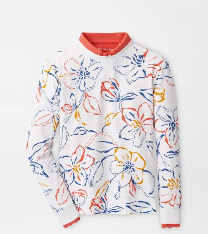Peter Millar Pullovers 038 Layers GolfWomen Birdie Multi Floral Sport Sweatshirt Peter Millar Pullovers 038 Layers GolfWomen Birdie Multi Floral Sport Sweatshirt