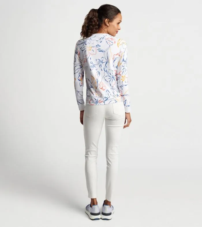Peter Millar Pullovers 038 Layers GolfWomen Birdie Multi Floral Sport Sweatshirt