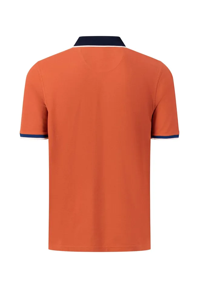 Polo Shirt Men FYNCHHATTON Colorblock Polo Shirt Made Of Premium Cotton Orient Redsummer Breezenavy Polo Shirt Men FYNCHHATTON Colorblock Polo Shirt Made Of Premium Cotton Orient Redsummer Breezenavy