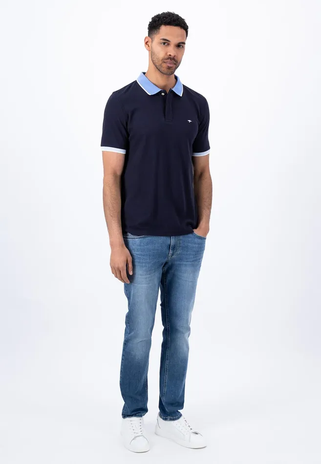 Polo Shirt Men FYNCHHATTON Colorblock Polo Shirt Made Of Premium Cotton Orient Redsummer Breezenavy Polo Shirt Men FYNCHHATTON Colorblock Polo Shirt Made Of Premium Cotton Orient Redsummer Breezenavy