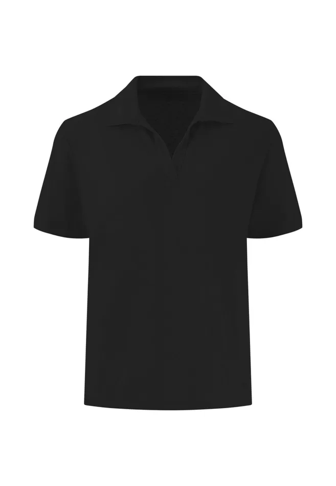 Polo Shirt Women FYNCHHATTON Polo Shirt Casual Fit Made Of Linen Mix Sandblack
