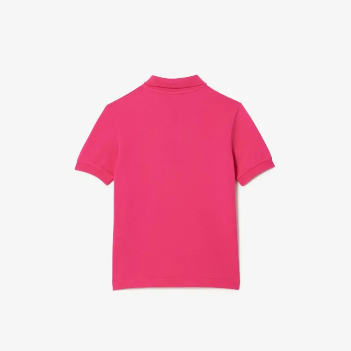 Polos Kids Lacoste Kids039 Regular Fit Petit Piqu Polo Fushia Pink Sqi