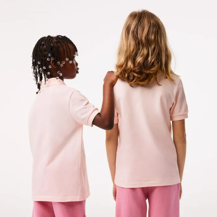 Polos Kids Lacoste Kids039 Regular Fit Petit Piqu Polo Light Pink T03
