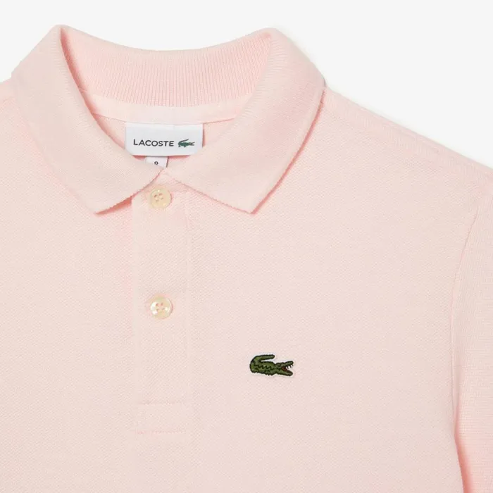 Polos Kids Lacoste Kids039 Regular Fit Petit Piqu Polo Light Pink T03