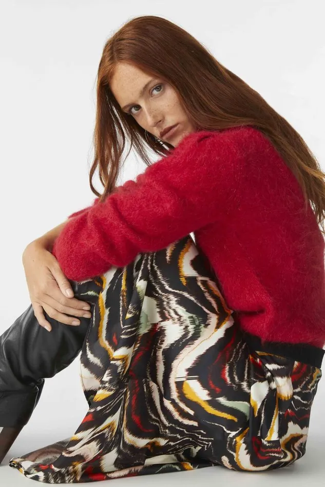 PomLong Skirt Clothing Baandsh Skirts and Shorts