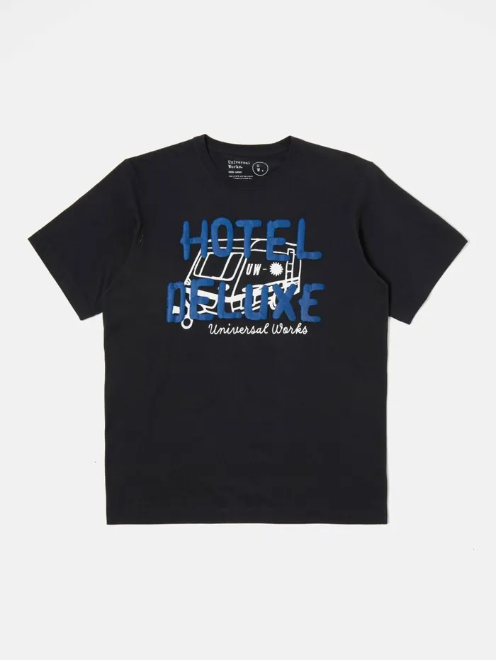 Print Tee In 039Hotel Deluxe039Single Jersey Men Universal Works Tees