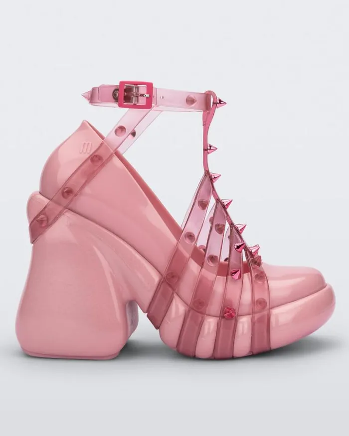 Punk Love Heel Pinktransparent Pink Women Melissa Platforms