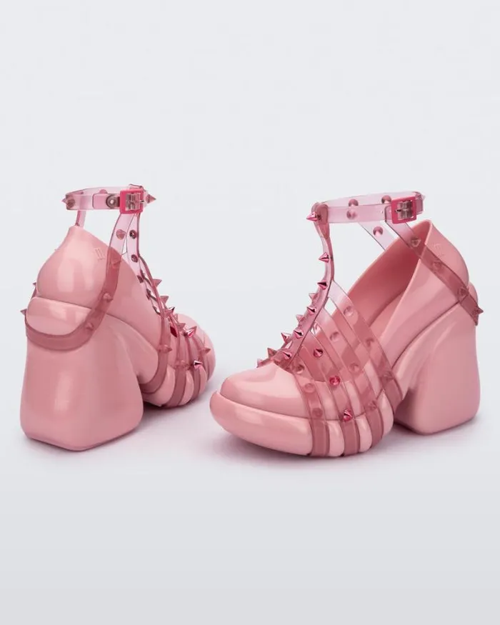 Punk Love Heel Pinktransparent Pink Women Melissa Platforms