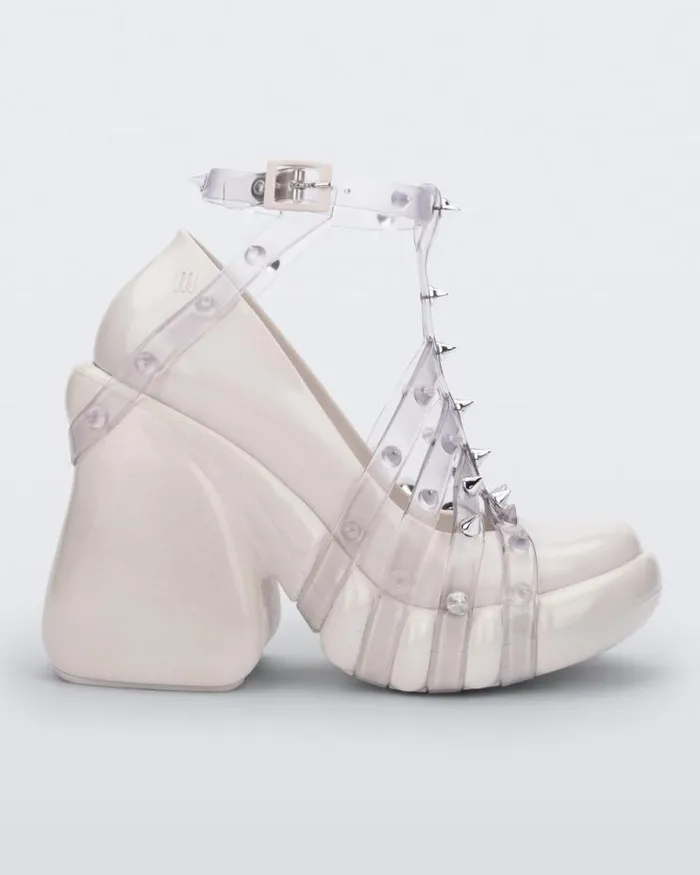 Punk Love Heel Whiteclear Women Melissa Platforms
