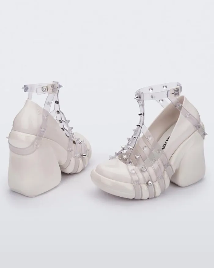 Punk Love Heel Whiteclear Women Melissa Platforms