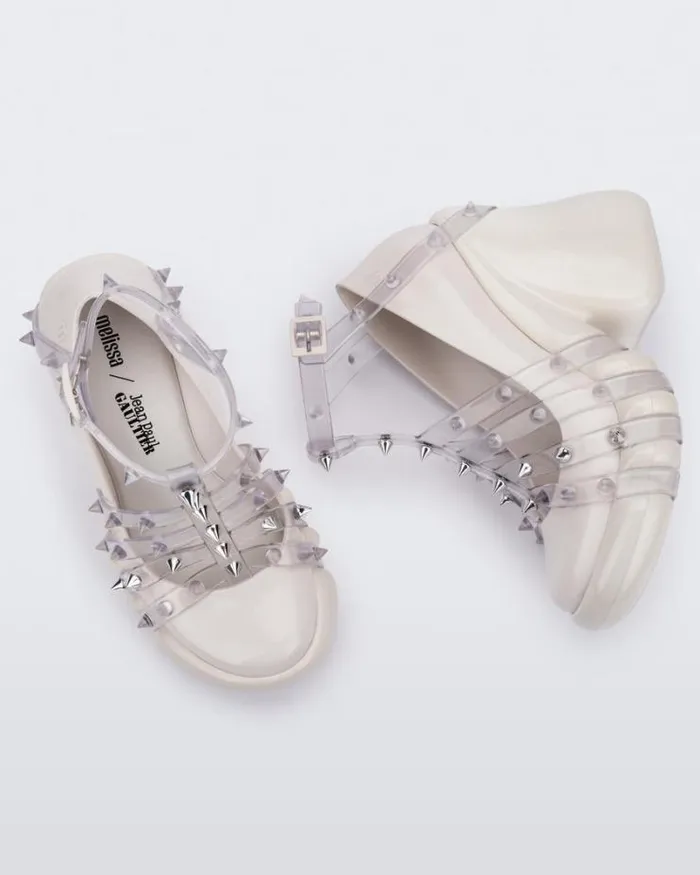 Punk Love Heel Whiteclear Women Melissa Platforms