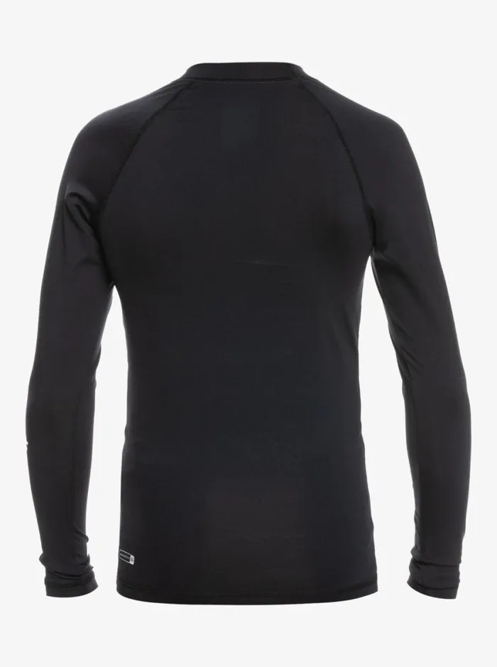 Quiksilver 27 All Time Ls Boy LSL Surf Tee Black Boys Rashguards