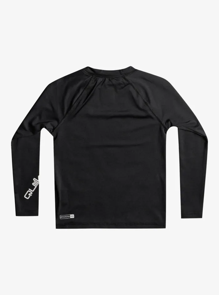 Quiksilver 27 All Time Ls Boy LSL Surf Tee Black Boys Rashguards