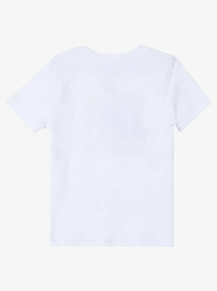 Quiksilver 816 Big Action TShirt White Boys Tees Quiksilver 816 Big Action TShirt White Boys Tees
