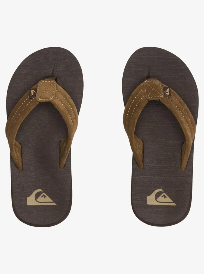 Quiksilver 816 Carver Suede Core Sandals Brown 1 Boys Sandals Quiksilver 816 Carver Suede Core Sandals Brown 1 Boys Sandals