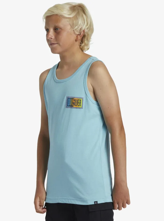 Quiksilver 816 Day Tripper TShirt Marine Blue Boys Tees Quiksilver 816 Day Tripper TShirt Marine Blue Boys Tees