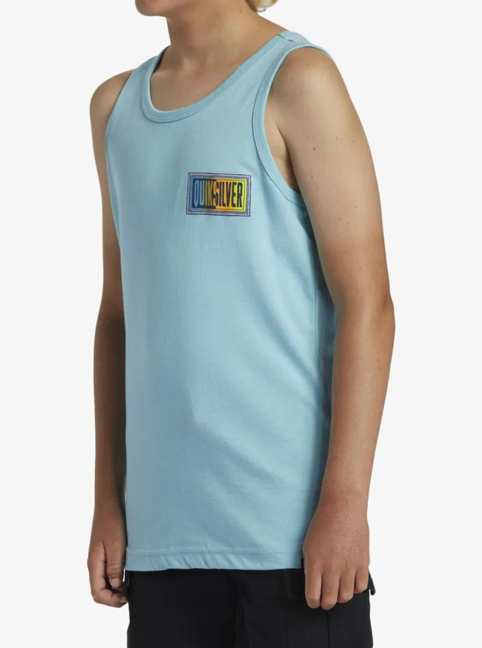 Quiksilver 816 Day Tripper TShirt Marine Blue Boys Tees Quiksilver 816 Day Tripper TShirt Marine Blue Boys Tees