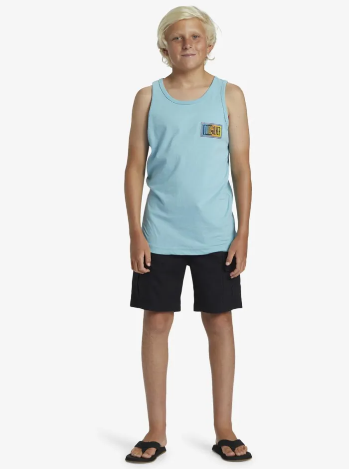 Quiksilver 816 Day Tripper TShirt Marine Blue Boys Tees Quiksilver 816 Day Tripper TShirt Marine Blue Boys Tees