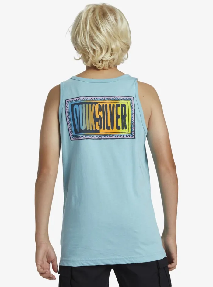 Quiksilver 816 Day Tripper TShirt Marine Blue Boys Tees Quiksilver 816 Day Tripper TShirt Marine Blue Boys Tees