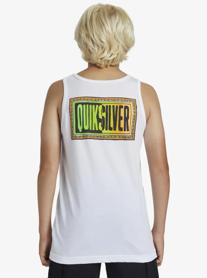 Quiksilver 816 Day Tripper TShirt White Boys Tees
