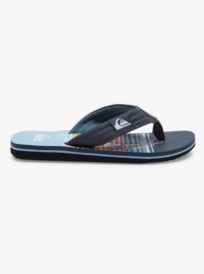 Quiksilver 816 Molokai Layback Sandals Blue 4 Boys Sandals Quiksilver 816 Molokai Layback Sandals Blue 4 Boys Sandals
