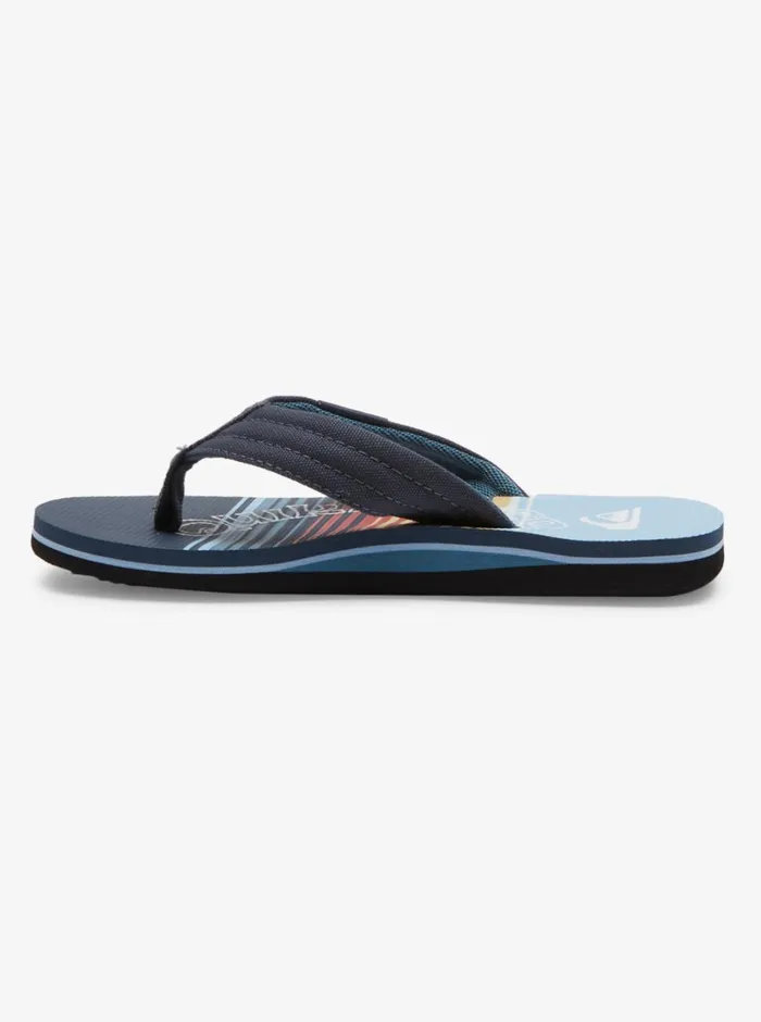 Quiksilver 816 Molokai Layback Sandals Blue 4 Boys Sandals Quiksilver 816 Molokai Layback Sandals Blue 4 Boys Sandals