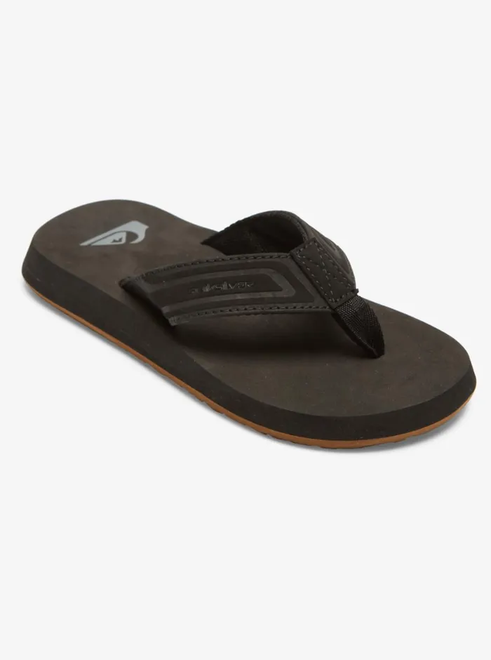 Quiksilver 816 Monkey Wrench Core Sandals Black 1 Boys Sandals
