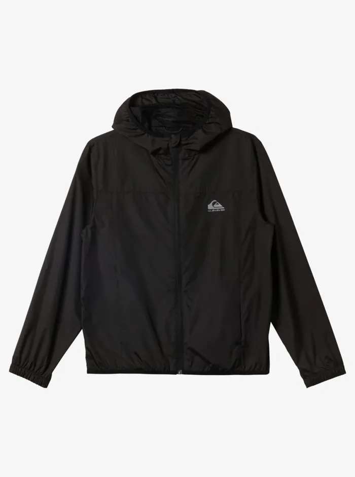 Quiksilver 816 Overcast Windbreaker Black Boys Jackets
