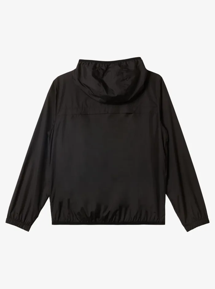 Quiksilver 816 Overcast Windbreaker Black Boys Jackets
