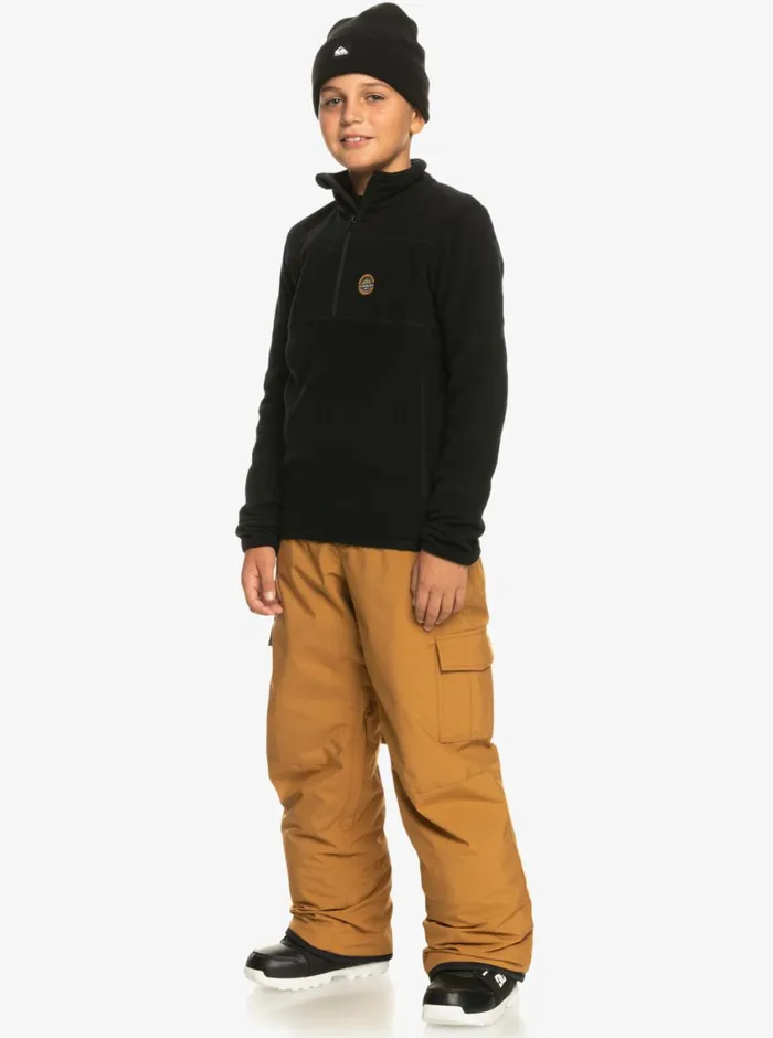 Quiksilver 816 Porter Snow Pants Bone Brown Boys Snow Pants