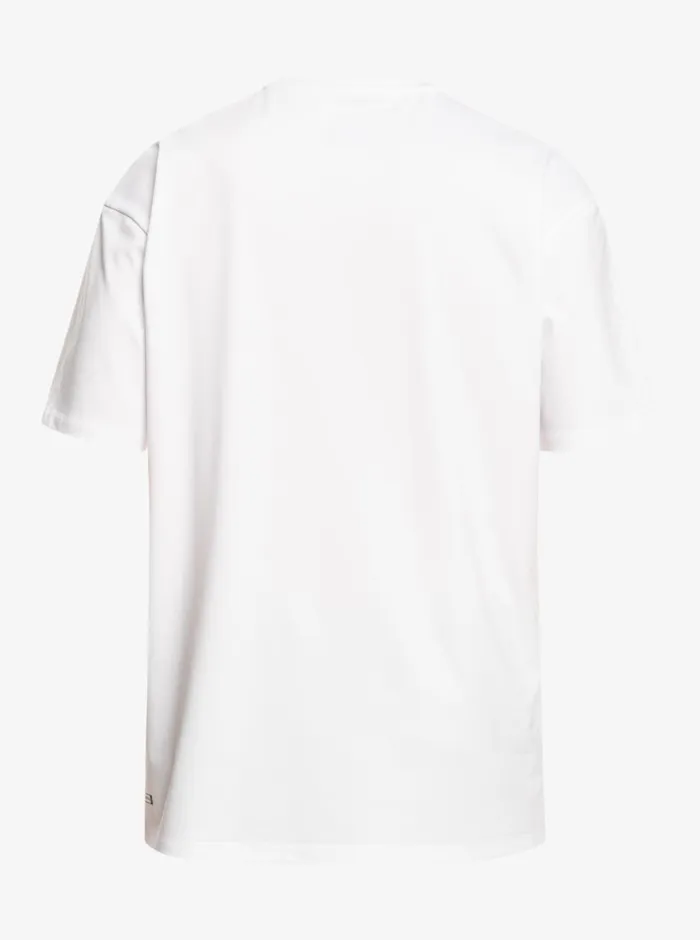 Quiksilver 816 Solid Streak Short Sleeve UPF 50 Surf TShirt White Boys Rashguards Quiksilver 816 Solid Streak Short Sleeve UPF 50 Surf TShirt White Boys Rashguards