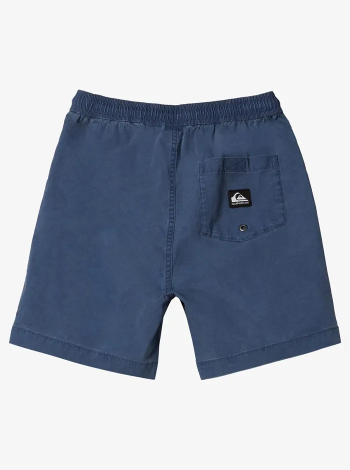 Quiksilver 816 Taxer Elastic Waist Shorts Crown Blue Boys Shorts Quiksilver 816 Taxer Elastic Waist Shorts Crown Blue Boys Shorts