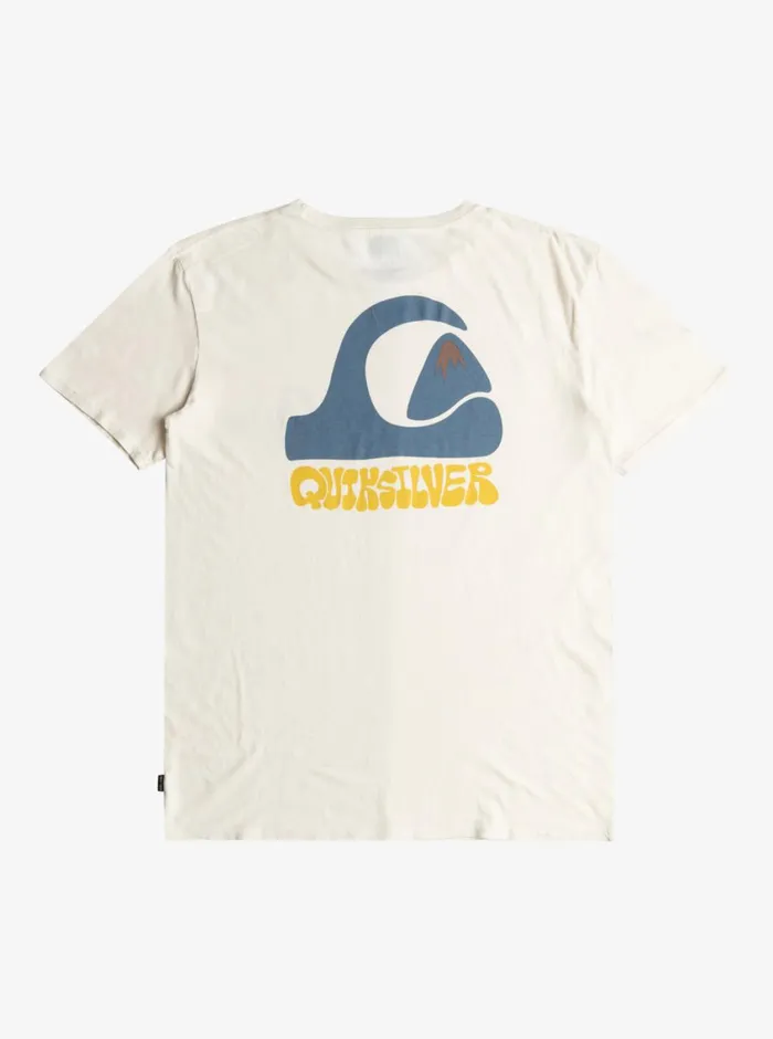 Quiksilver Andy Y Andy TShirt Snow White Mens Tees Quiksilver Andy Y Andy TShirt Snow White Mens Tees