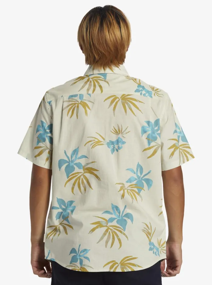 Quiksilver Apero Classic Short Sleeve Woven Shirt Snow White Aop Mix Bag Ss Mens Shirts and Polos Quiksilver Apero Classic Short Sleeve Woven Shirt Snow White Aop Mix Bag Ss Mens Shirts and Polos