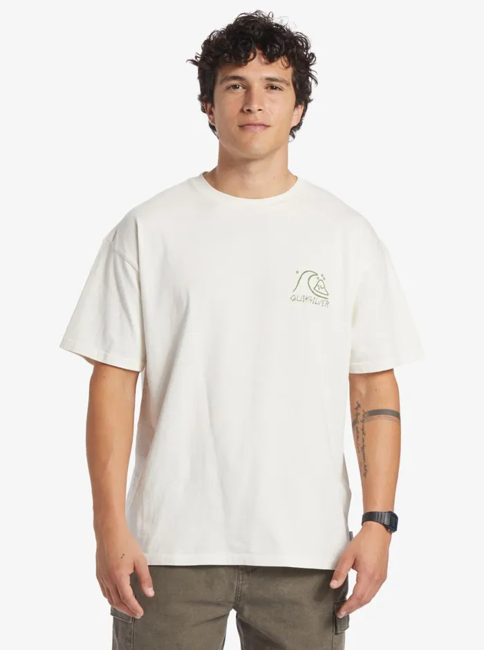 Quiksilver Bag Of Sun TShirt Gardenia Mens Tees