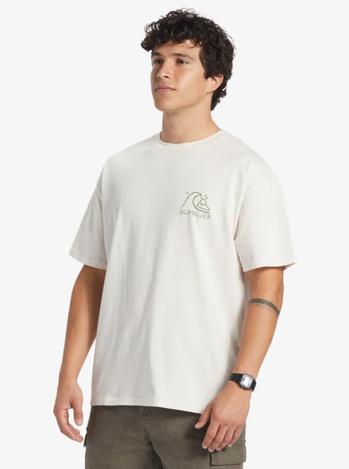 Quiksilver Bag Of Sun TShirt Gardenia Mens Tees