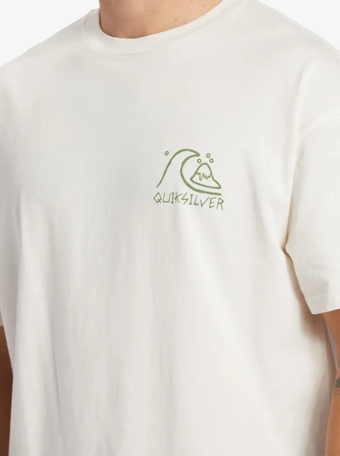 Quiksilver Bag Of Sun TShirt Gardenia Mens Tees