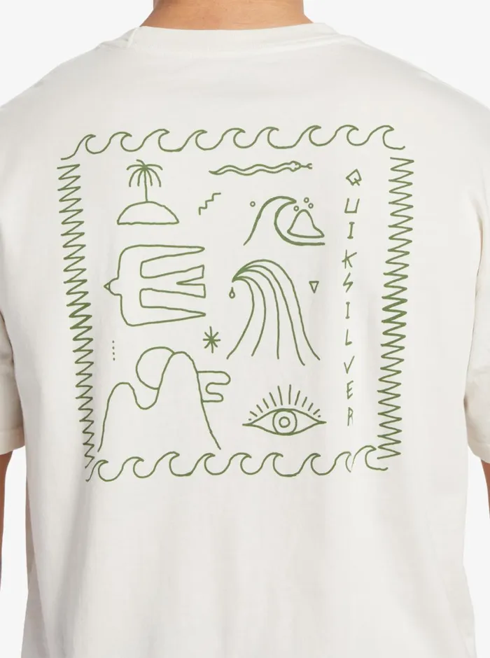 Quiksilver Bag Of Sun TShirt Gardenia Mens Tees